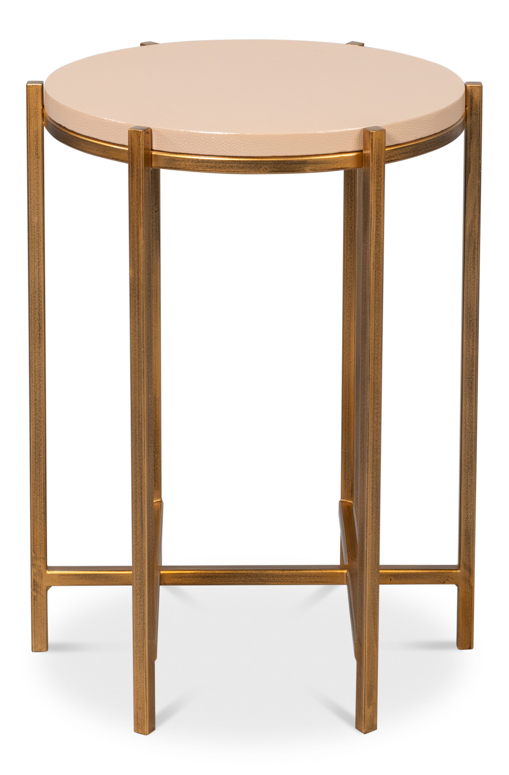 Spence Side Table, Mushroom, Side & End Table by Sarreid, 16" length x 16" width x 21" height View 2