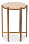 Spence Side Table, Mushroom, Side & End Table by Sarreid, 16" length x 16" width x 21" height thumbnail 2