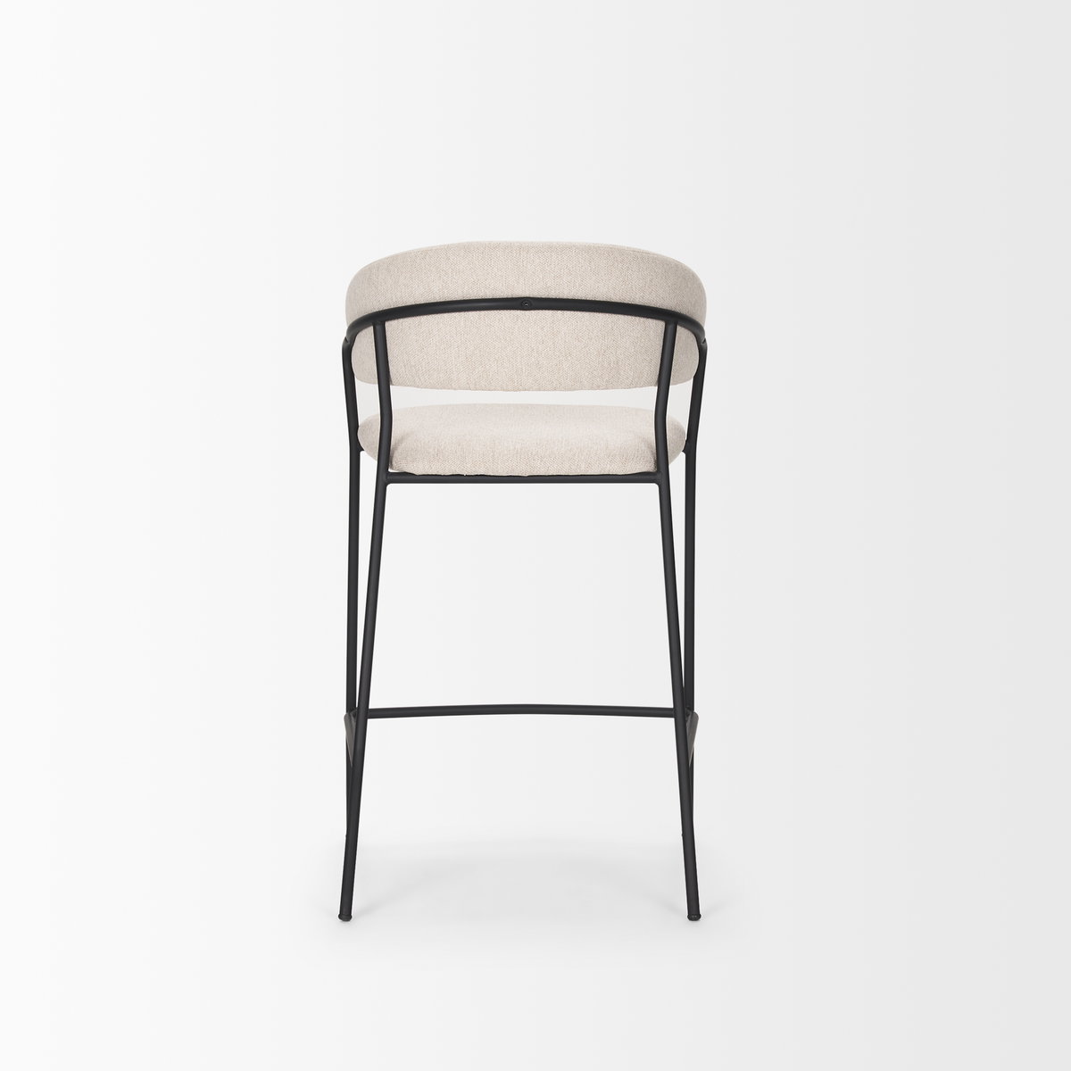 Carolyn Open Back 25.9in Seat Counter Stool | Oatmeal, Counter & Bar Stool by Mercana, 19.29" length x 20.4" width x 35.8" height View 5
