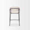 Carolyn Open Back 25.9in Seat Counter Stool | Oatmeal, Counter & Bar Stool by Mercana, 19.29" length x 20.4" width x 35.8" height thumbnail 5