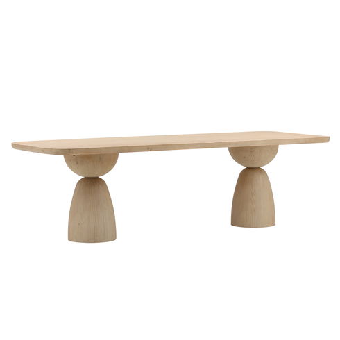 Cabrera Dining Table Light Natural 101"