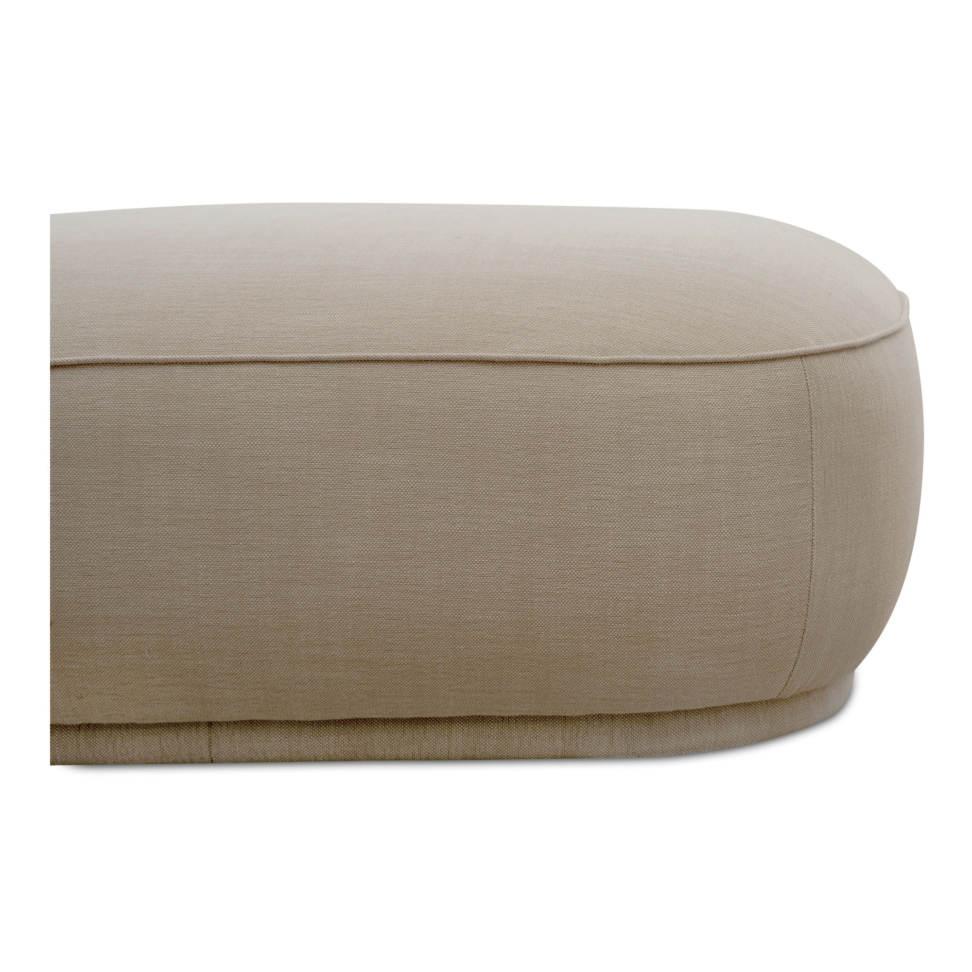 Marion Square Ottoman Beige large image 