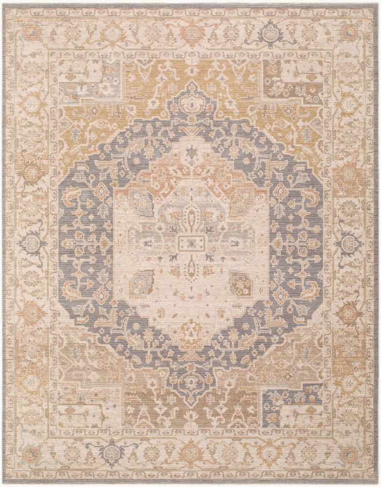 Ladik Machine Woven Rug, by Surya, 7'2.61" length x 2'7.5" width