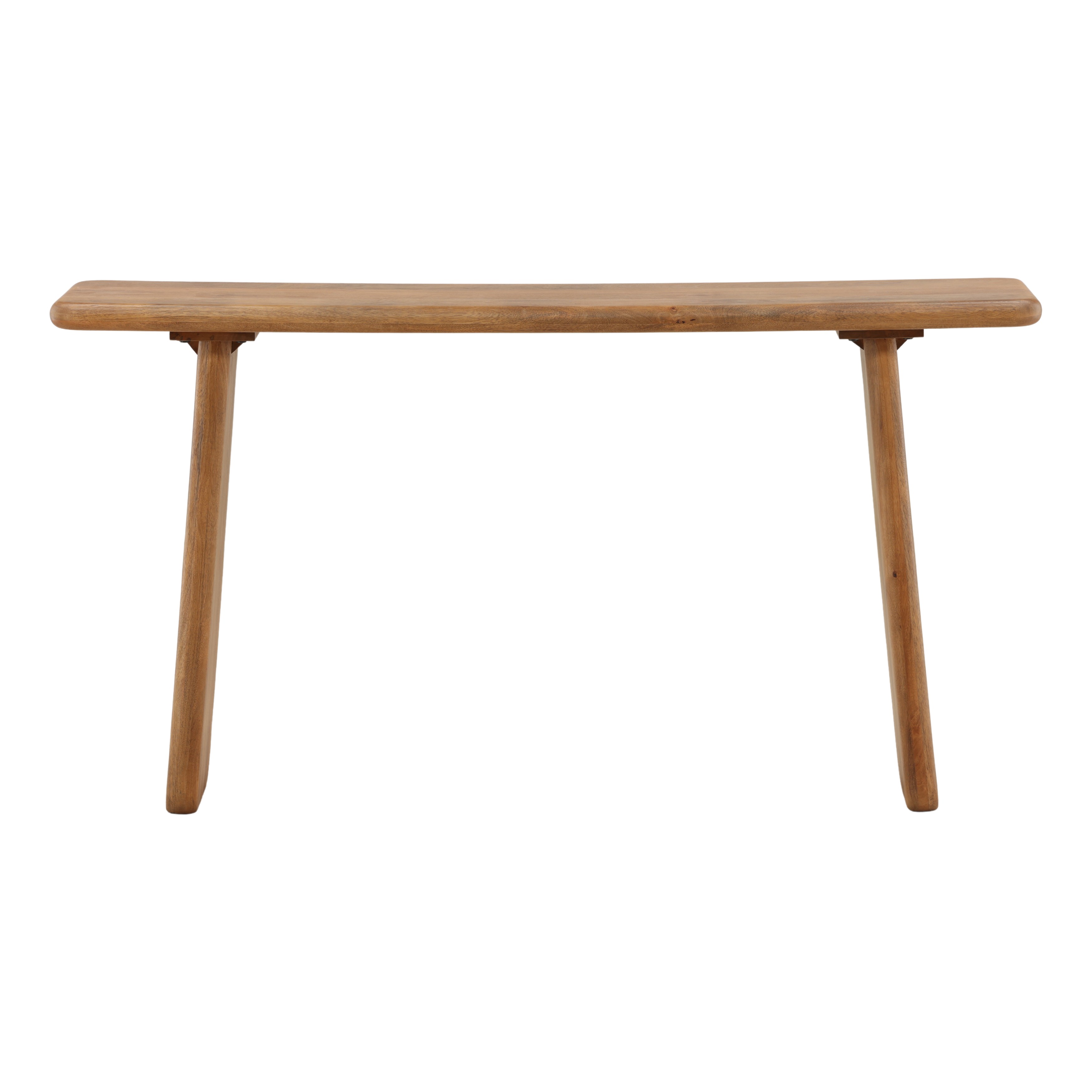 Winsor Console Brown, Console Table by Dovetail, 59" width x 32" height x 59" diameter x 15" depth View 2