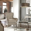 Chalina High Back Armchair, Accent Chair by Uttermost, 33" width x 42" height x 32" depth thumbnail 5