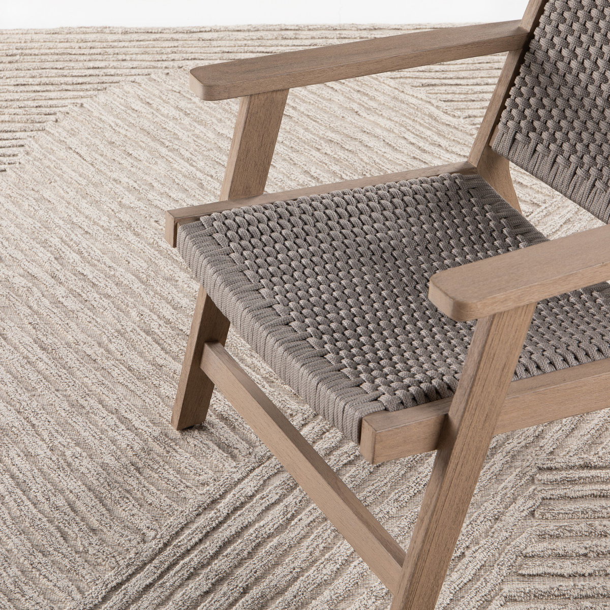 Chasen Outdoor Rug, by Four Hands, 5' width x 8' height x 0.5" depth View 4