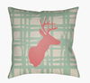 Deer Accent Pillow, Decorative Pillow by Surya, 18" length x 18" width thumbnail