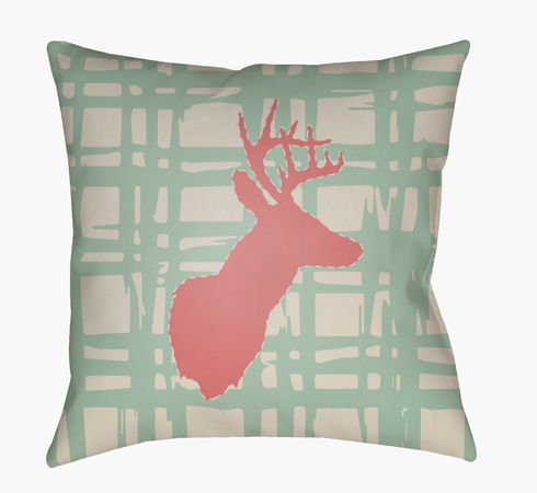 Deer Accent Pillow