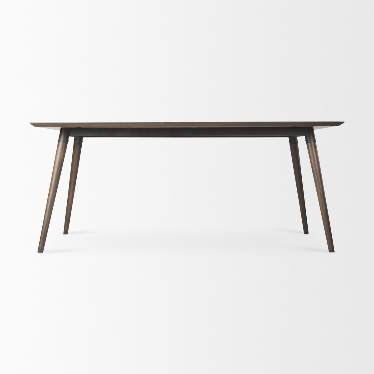 Nicholas 72'L x 39'W Dining Table | Modern | Brown Wood & Metal/Wood | Seats 6, by Mercana, 72" length x 39" width x 30" height View 7