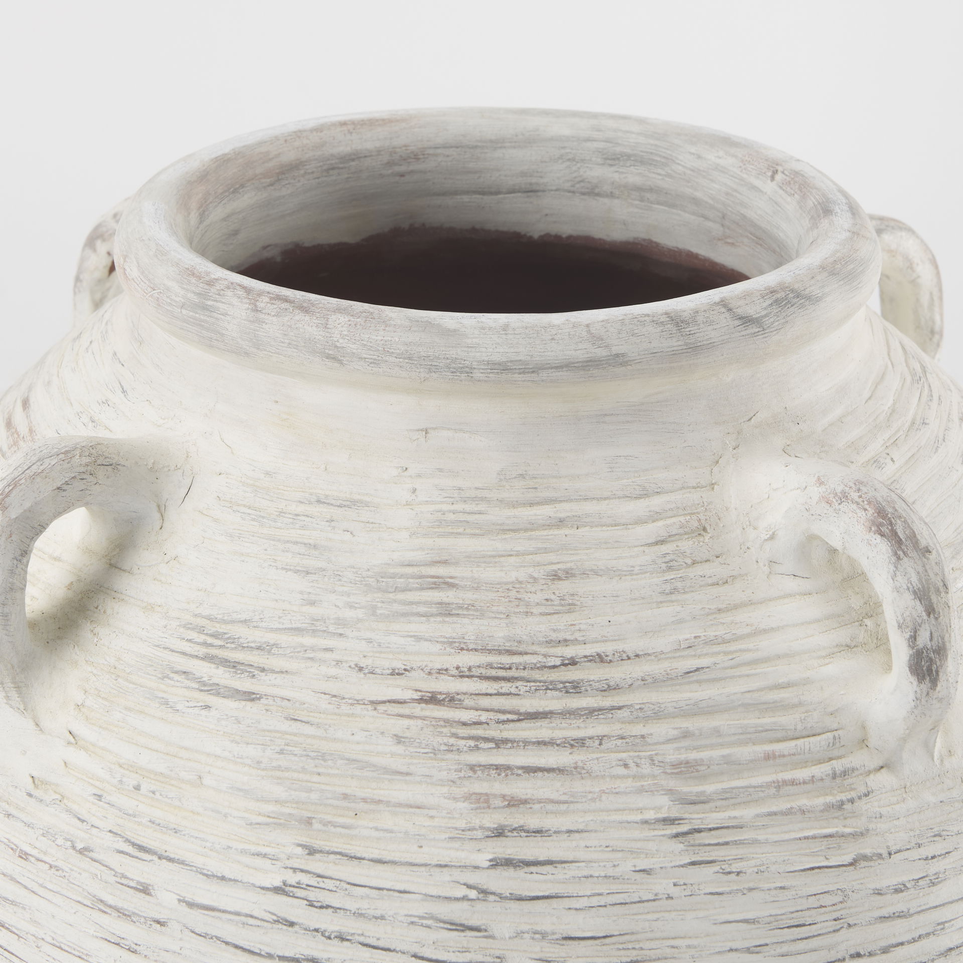 Misha  Ceramic Floor Vase, by Mercana, 19.69" length x 19.69" width x 16.14" height View 4