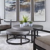 Aiyara Gray Nesting Tables Set/2, Side & End Table by Uttermost, 42.5" width x 18" height x 42.5" depth thumbnail 2