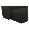 Faye Left Sectional Black Boucle, Sectional Sofa by Moe's Home, 113.75" width x 29.5" height x 60.25" depth thumbnail 5