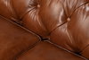 Castered Chesterfield Sofa, by Sarreid, 3'2" length x 7'5" width x 2'8" height thumbnail 14