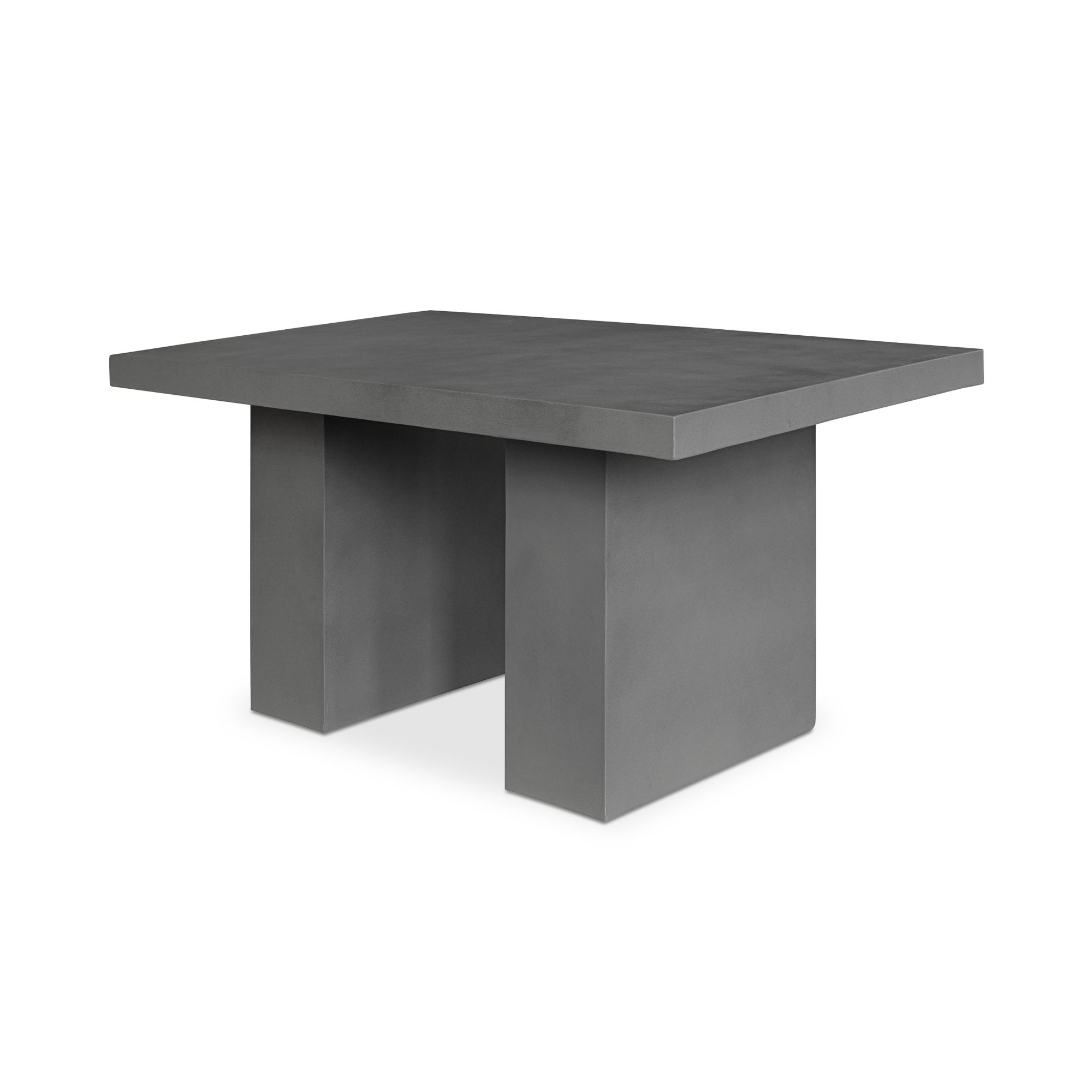 Aurelius 2 Outdoor Dining Table Grey, Outdoor Table by Moe's Home, 5'3" width x 2'6" height x 2'11.5" depth View 2
