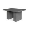 Aurelius 2 Outdoor Dining Table Grey, Outdoor Table by Moe's Home, 5'3" width x 2'6" height x 2'11.5" depth thumbnail 2