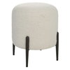 Arles White Shearling Ottoman, by Uttermost, 16" width x 18" height x 16" depth thumbnail 5