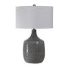 Felipe Distressed Gray Table Lamp thumbnail 3