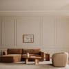 Madrid Left Sectional Heritage Pink, Sectional Sofa by Moe's Home, 112" width x 33.5" height x 65" depth thumbnail 9