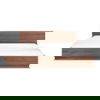 Round Off Queen Bed Walnut Brown thumbnail 0