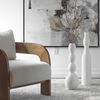 Forma White Ceramic Vases, Large, Set/2 thumbnail 1
