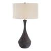 Helston Dark Charcoal Table Lamp, by Uttermost, 19" width x 34" height x 19" depth thumbnail 1