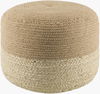 Barkley Pouf, Ottoman by Surya, 18" width x 14" height thumbnail