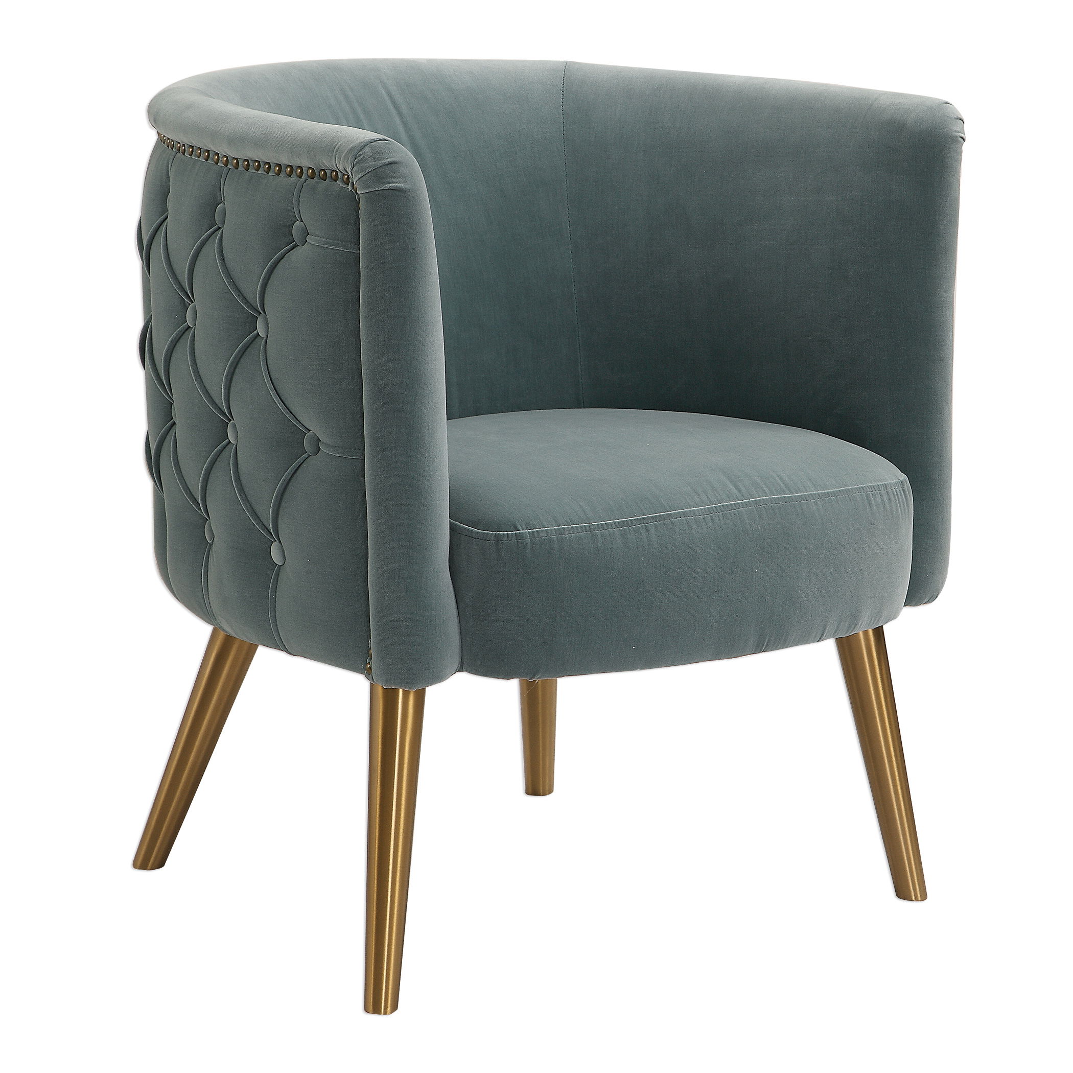 Haider Gray Accent Chair large image 