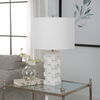 Ascent White Geometric Table Lamp thumbnail 3