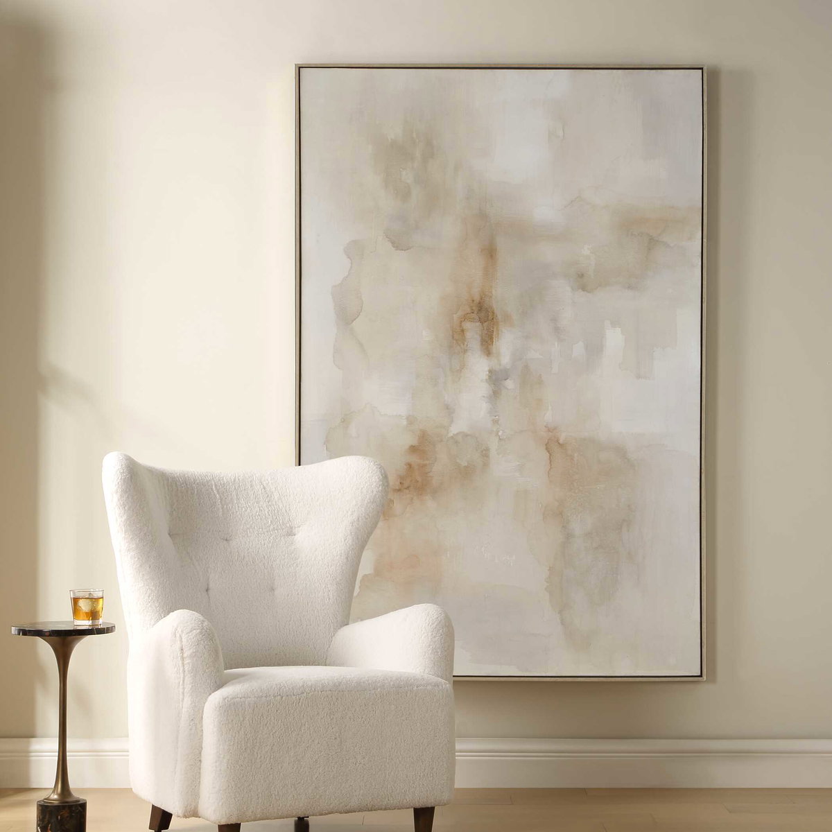Remedy Hand Painted Modern Canvas, Art by Uttermost, 49" width x 73" height x 2" depth View 2