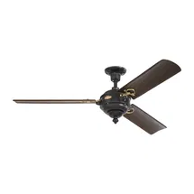 Online Designer Combined Living/Dining 60" Arezzo 3 - Blade Standard Ceiling Fan with Remote Control and Light Kit Included