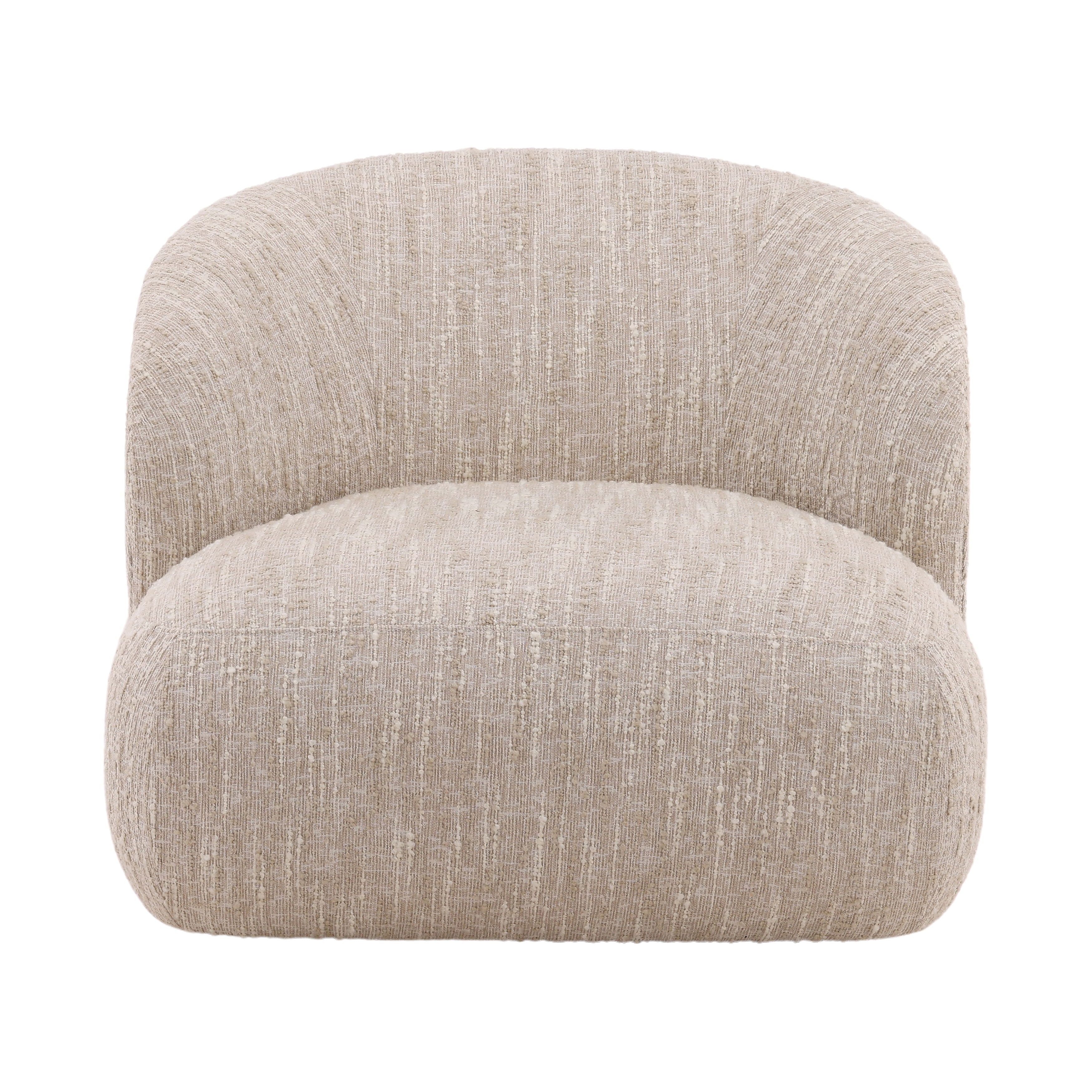 Romy Swivel Chair Beige large image 