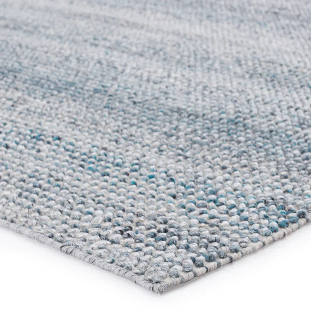 Jaipur Living Crispin Indoor/ Outdoor Solid Blue/ White Area Rug 2'X3' large image 