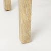 Candace Light Wood Bridge Accent Table, Side & End Table by Mercana, 20" length x 20" width x 22" height thumbnail 9