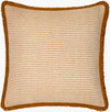 Cotton Fringe Accent Pillow, Decorative Pillow by Surya, 18" length x 18" width thumbnail