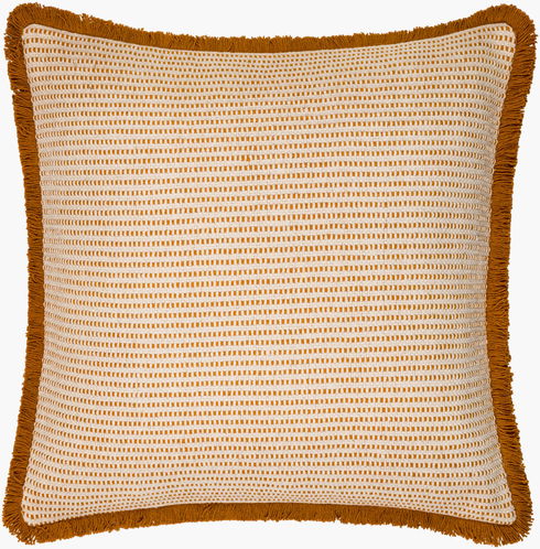 Cotton Fringe Accent Pillow
