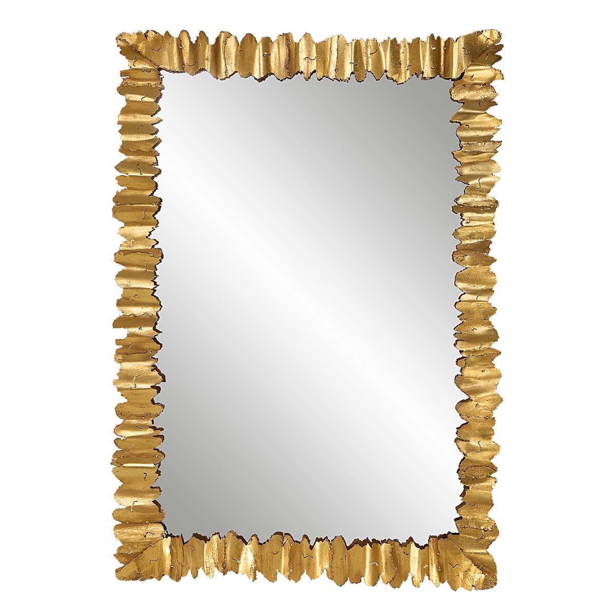 Lev Antique Gold Mirror, by Uttermost, 34" width x 48.5" height x 2" depth View 1