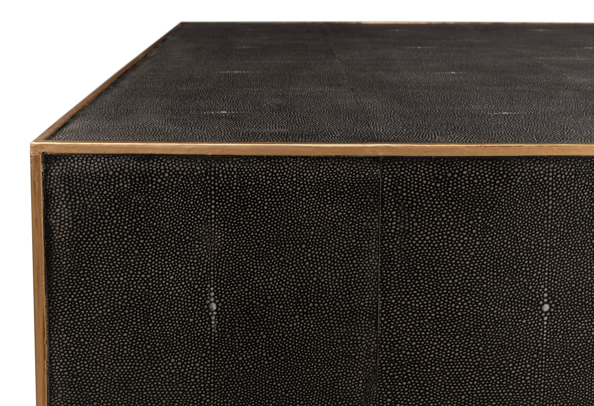 Midnight Coffee Table, by Sarreid, 3' length x 3' width x 1'6" height View 5