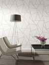 Nazca White & Gold Wallpaper thumbnail 2