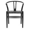 Bernice Dining Chair Black, by Dovetail, 22.44" width x 31.3" height x 24.72" depth thumbnail 2