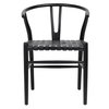 Bernice Dining Chair Black, by Dovetail, 22.83" width x 30.87" height x 25.3" depth thumbnail 2