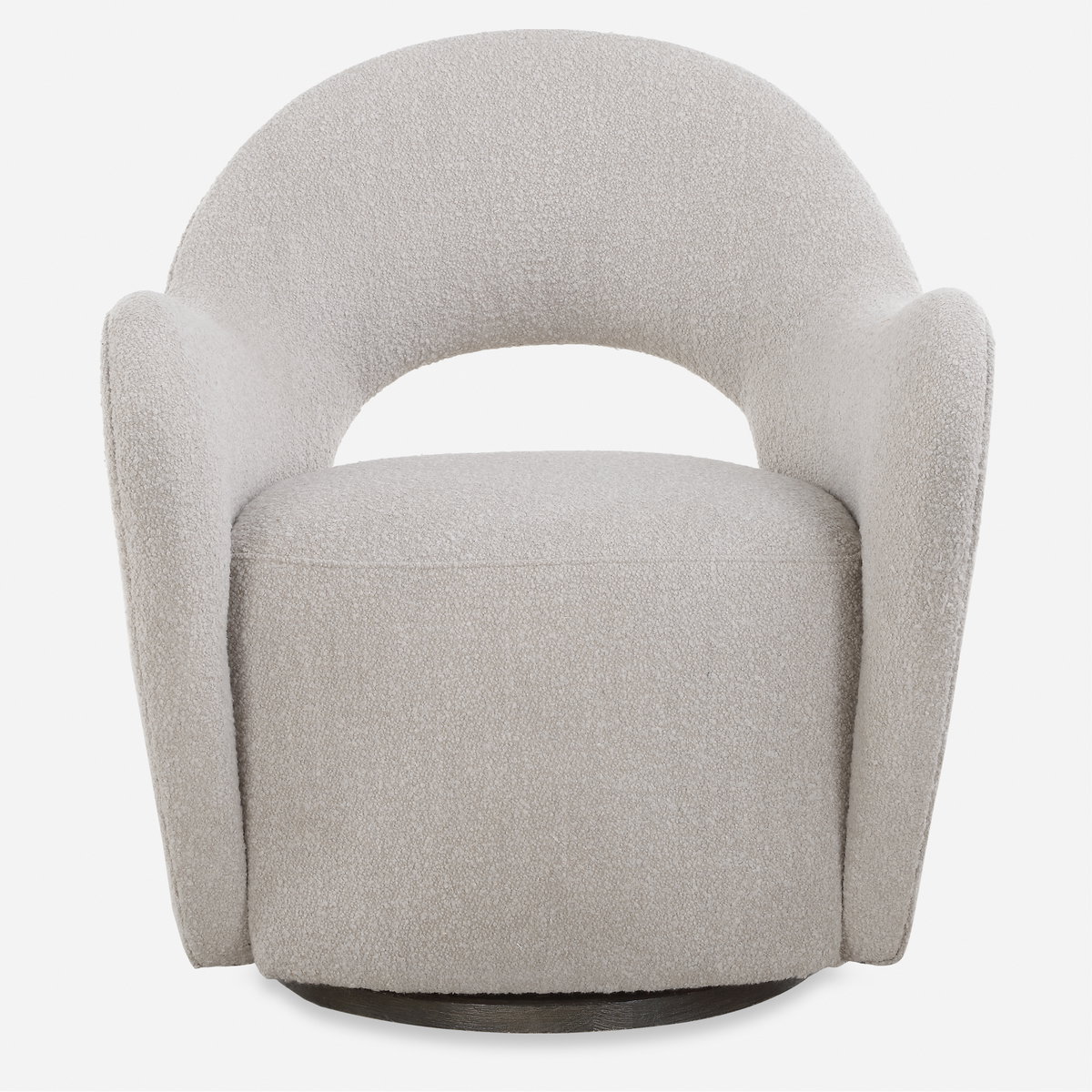 Wander Fabric Swivel Chair, Accent Chair by Uttermost, 28.25" width x 32.75" height x 33.5" depth View 1