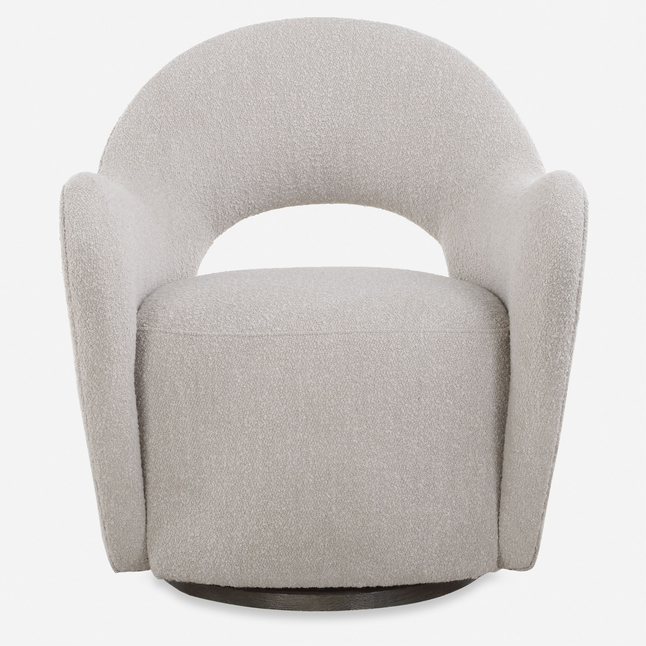Wander Fabric Swivel Chair, Furniture by Uttermost, 28.25" width x 32.75" height x 33.5" depth View 1