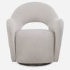Wander Fabric Swivel Chair, Furniture by Uttermost, 28.25" width x 32.75" height x 33.5" depth thumbnail 1