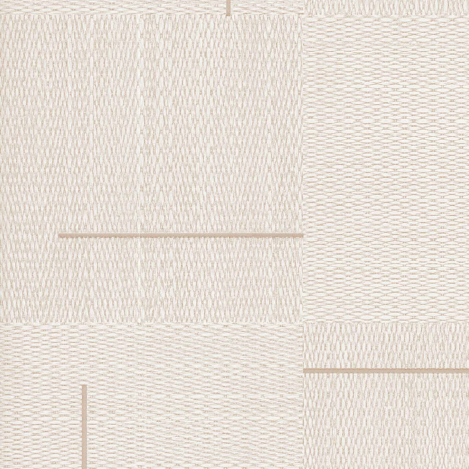 Geo Block Weave Linen Wallpaper large image 