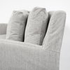 Denly II 92.5W Frost Gray Slipcover Three Seater Sofa, Sofas & Sectional by Mercana, 92.5" length x 38.25" width x 34.5" height thumbnail 11