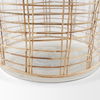 Troian Large Rattan Wrapped Glass Bottle thumbnail 5