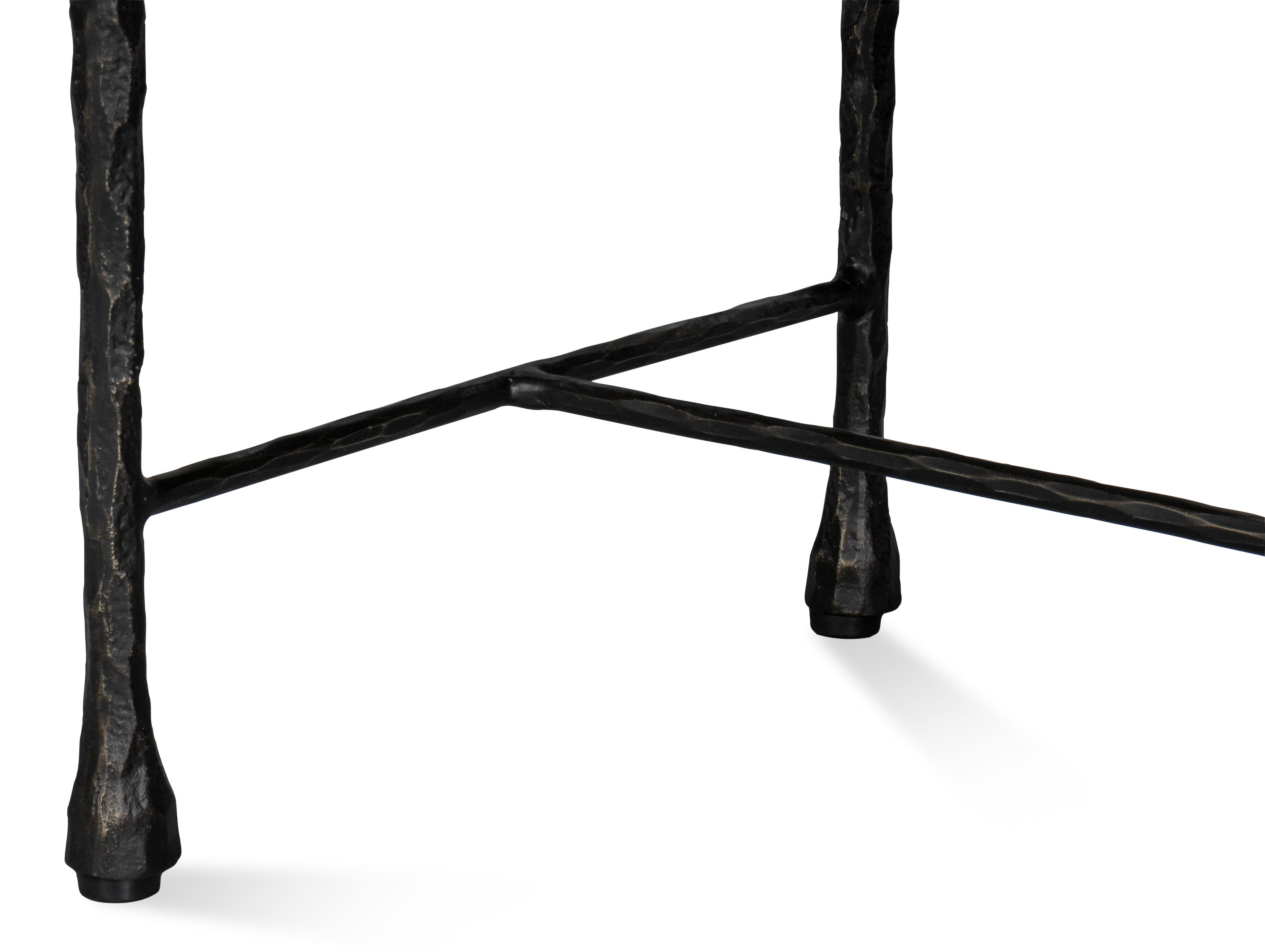 Kings Road Leather Bench large image 