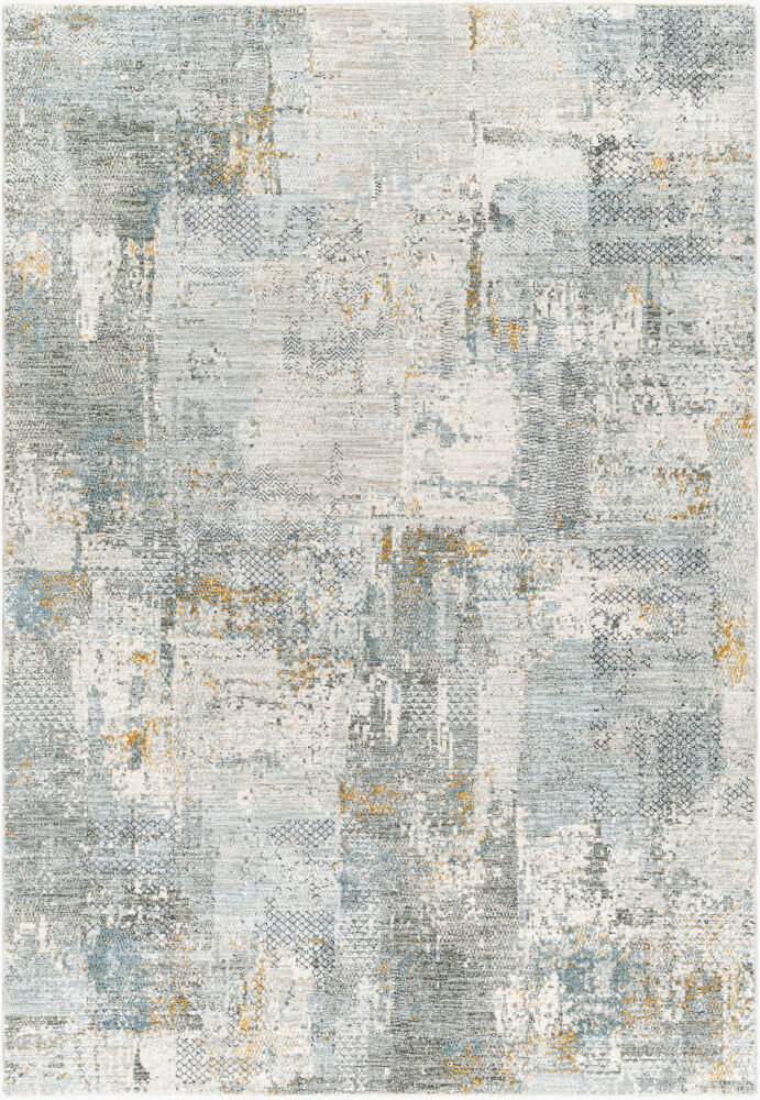 Dresden Machine Woven Rug, by Surya, 7'4.58" length x 4'11.84" width
