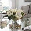 Dobbins Magnolia Bouquet, Artificial Plants & Flower by Uttermost, 15.75" width x 15.75" height x 13.5" depth thumbnail 9