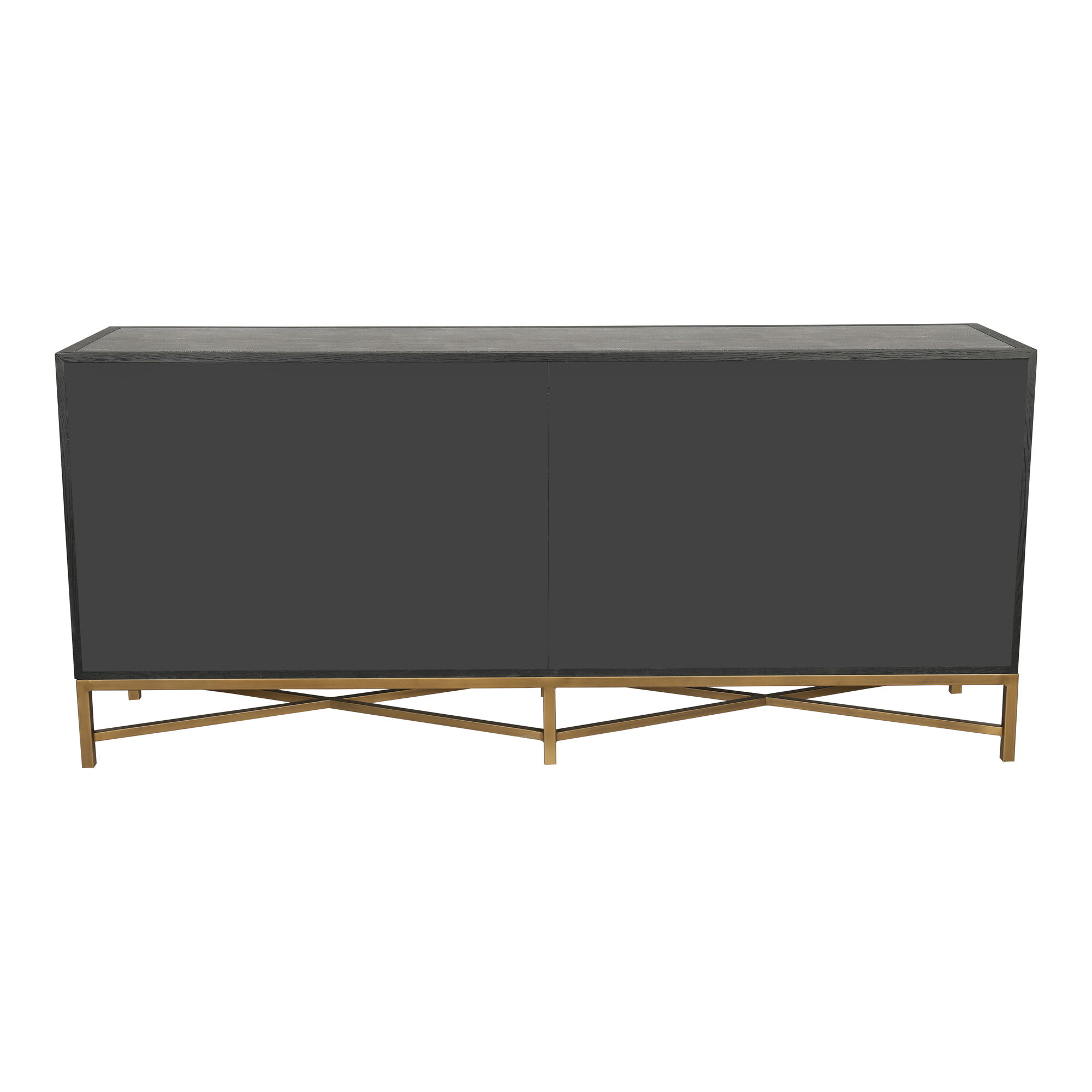 Mako Small Sideboard Grey, Cabinets & Sideboard by Moe's Home, 76" width x 34" height x 18" depth View 4